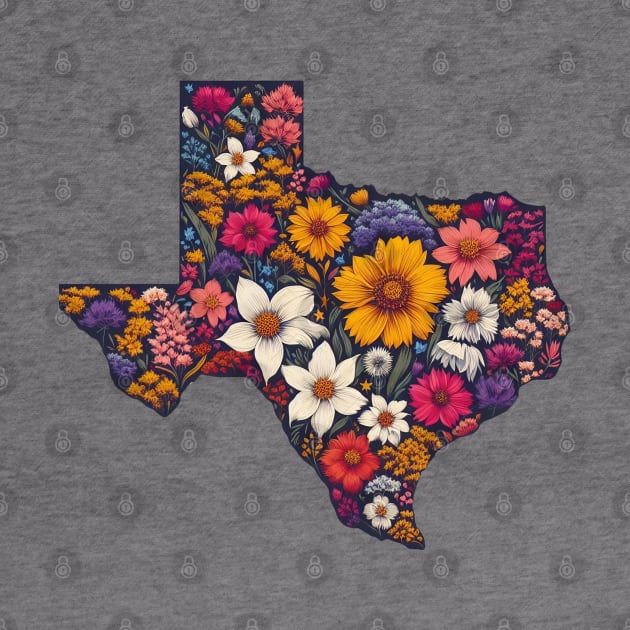 Texas Wildflowers by JessArty